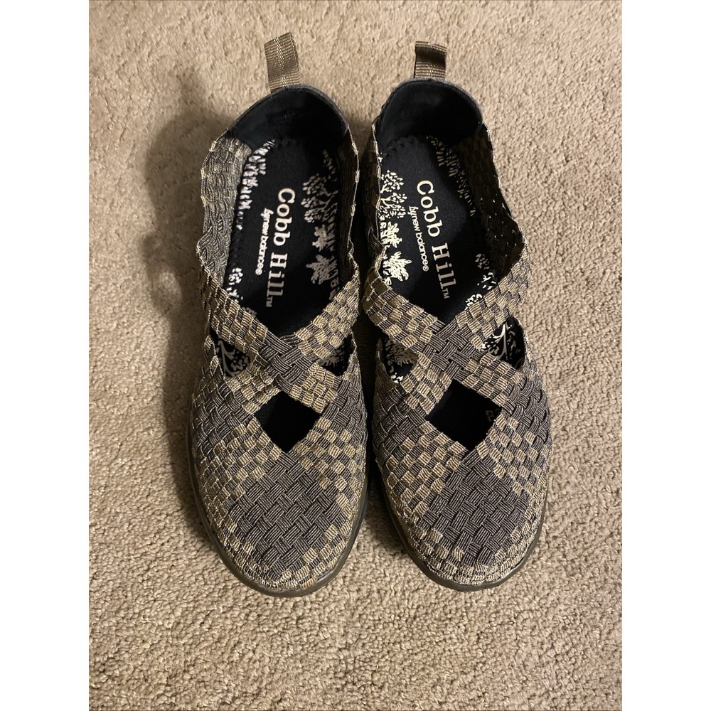 COBB HILL BY NEW BALANCE WOMEN'S WOW-CH WOVEN‎ ELASTIC SLIP-ON SHOES SIZE 6M